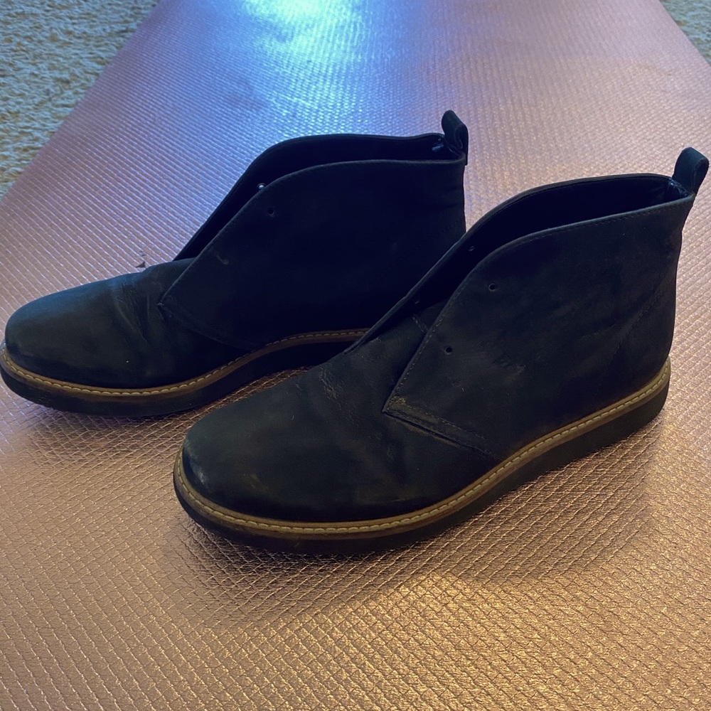 Black Clarks Ankle Boots
